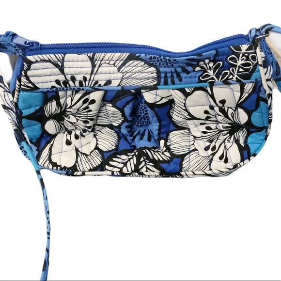 Y2K Vera Bradley Frannie Blue Bayou Small Crossbody Purse - Picture 6 of 8